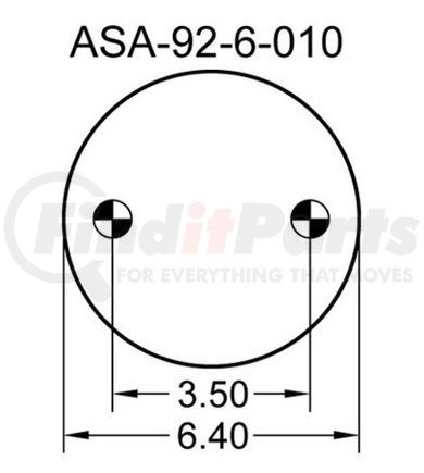 2B9-250 by CONTINENTAL AG - [FORMERLY GOODYEAR] AIR SPRING