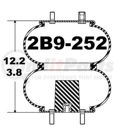 2B9-252 by CONTINENTAL AG - AIR SPRING