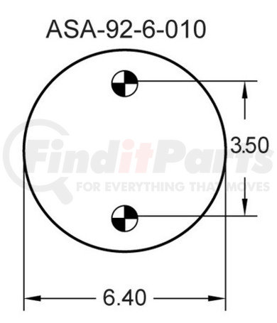 2B9-253 by CONTINENTAL AG - [FORMERLY GOODYEAR] Air Spring Bellows