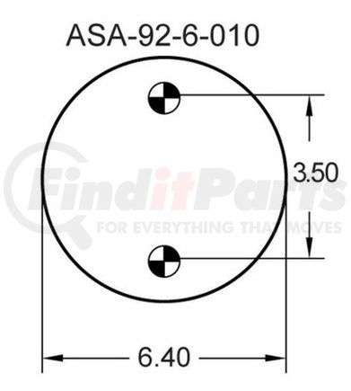 2B9-254 by CONTINENTAL AG - [FORMERLY GOODYEAR] AIR SPRING