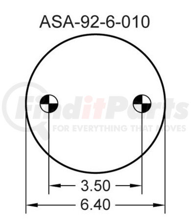 2B9-255 by CONTINENTAL AG - [FORMERLY GOODYEAR] AIR SPRING