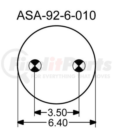 2B9-210 by CONTINENTAL AG - [FORMERLY GOODYEAR] AIR SPRING