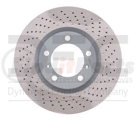 920-02052D by DYNAMIC FRICTION COMPANY - Hi-Carbon Alloy Rotor - Drilled