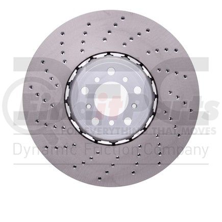 92031154D by DYNAMIC FRICTION COMPANY - Hi-Carbon Alloy Rotor - Drilled