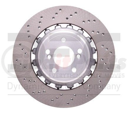 92031156D by DYNAMIC FRICTION COMPANY - Hi-Carbon Alloy Rotor - Drilled