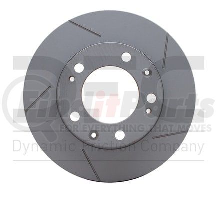 910-02008D by DYNAMIC FRICTION COMPANY - Hi-Carbon Alloy Rotor - Slotted