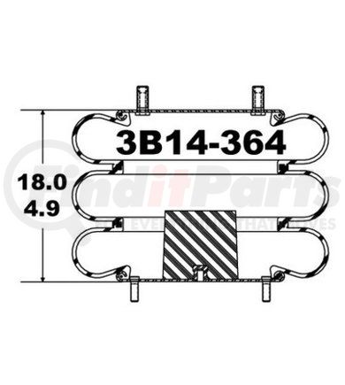 3B14-364 by CONTINENTAL AG - [FORMERLY GOODYEAR] AIR SPRING