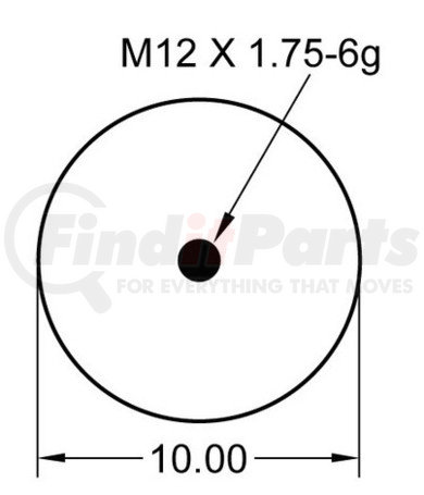 1R12-507 by CONTINENTAL AG - [FORMERLY GOODYEAR] Air Spring Rolling Lobe