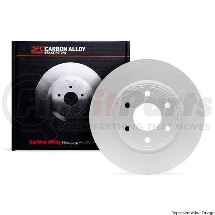 920-73071A by DYNAMIC FRICTION COMPANY - Hi-Carbon Alloy Rotor - Drilled - Aluminum Hat