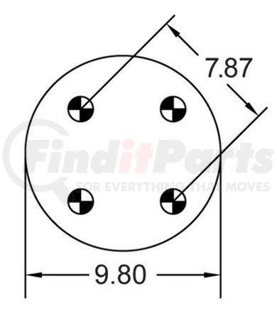 1R12-653 by CONTINENTAL AG - [FORMERLY GOODYEAR] Air Spring Rolling Lobe