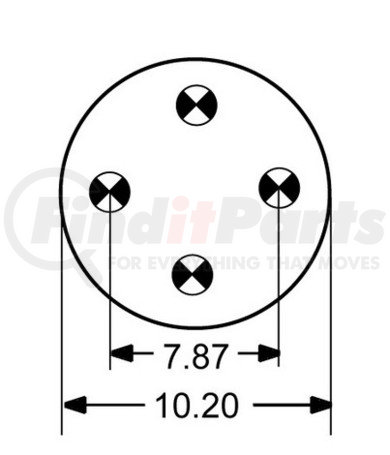 1R14-201 by CONTINENTAL AG - [FORMERLY GOODYEAR] Air Spring Rolling Lobe