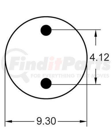 1R12-545 by CONTINENTAL AG - [FORMERLY GOODYEAR] Air Spring Rolling Lobe