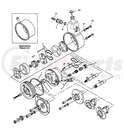 Newstar S-4376 Steering - Rebuilding Kit