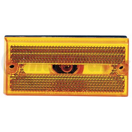M132A by PETERSON LIGHTING - 132 Rectangular Clearance/Side Marker Light with Reflex - Amber