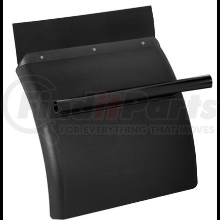 1900-KIT by FLEETLINE - Quarter Fender - Black, Polyethylene, 24" L x 24" W, with 2 Top Flaps with Hardware