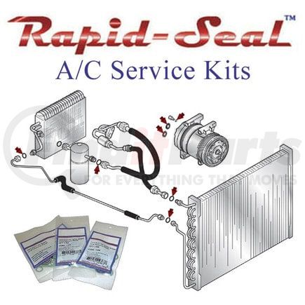 RS2804 by UNIVERSAL AIR CONDITIONER (UAC) - A/C System Seal Kit -- Rapid Seal Oring Kit
