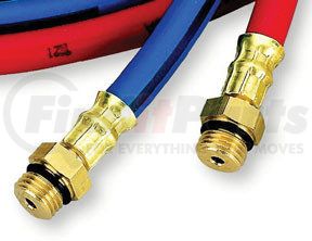 6445 by FJC, INC. - Premium R134a 10' Charging Hoses, Red and Blue Set