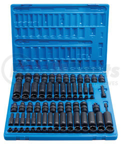 1281 by GREY PNEUMATIC - 81 Pc. 3/8" Drive 6 Point Standard and Deep Master Socket Set