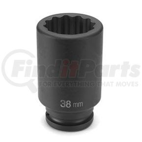 3121MD by GREY PNEUMATIC - 3/4" Drive x 21mm 12 Point Deep Impact Socket