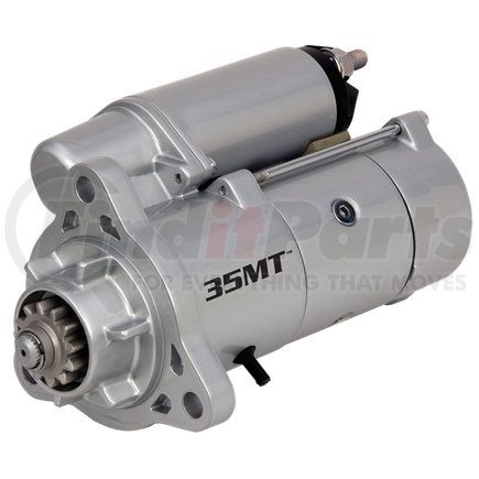 8200837 by DELCO REMY - Starter Motor - 35MT Model, 12V, SAE 1 Mounting, 10Tooth, Clockwise