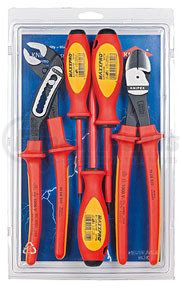 9K989820US by KNIPEX - 5PC INSULATED PLIERS SET