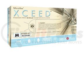 XC310L by MICROFLEX - Xceed® Powder-Free Nitrile Examination Gloves, Blue, Large
