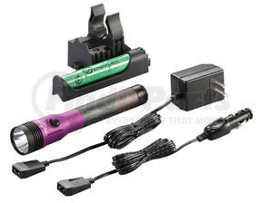 75492 by STREAMLIGHT - Stinger DS® LED HL™ with Piggy Back Charger, Purple