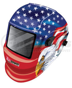 1441-0087 by FIREPOWER - Stars and Stripes Auto-Darkening Welding Helmet