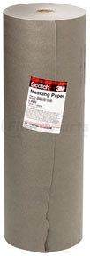 6518 by 3M - Scotch® Steel Gray Masking Paper 06518 18" x 1000' 2