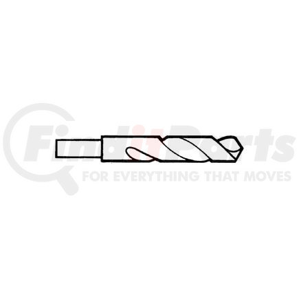 71825 by IRWIN HANSON - 25/64" General Purpose High Speed Steel Fractional 3/8" Reduced Shank Jobber Length Drill Bit