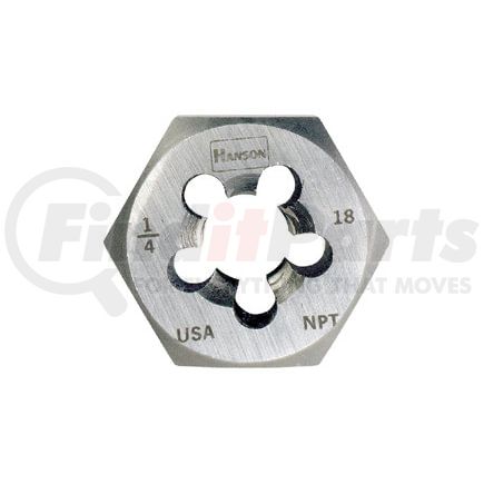 7403 by IRWIN HANSON - 1/4" - 18 NPT Re-threading Hexagon Taper Pipe Die Bulk