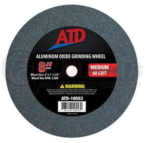10553 by ATD TOOLS - Replacement 8" Medium Grit Grinding Wheel