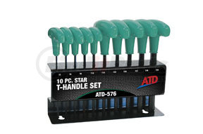 576 by ATD TOOLS - 10 Pc. Star T-Handle Set
