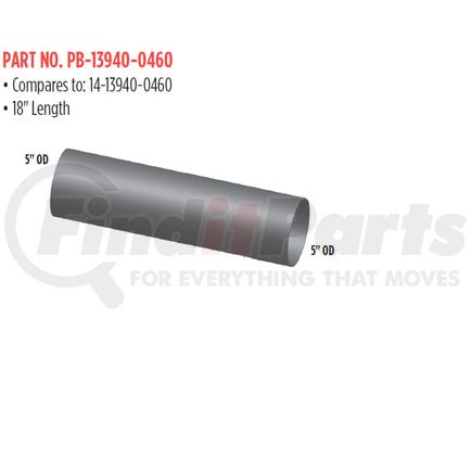 PB-13940-0460 by GRAND ROCK - STRAIGHT 5 IN