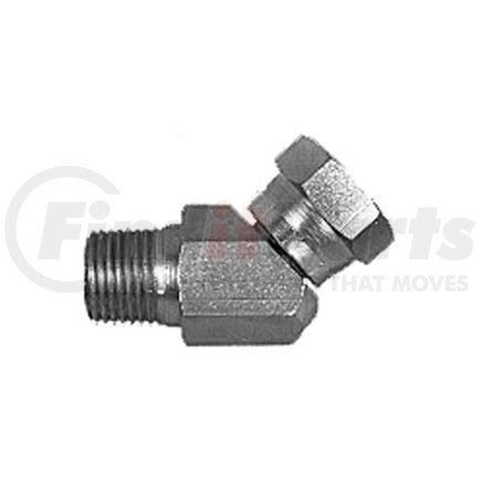h9355x12x12 by BUYERS PRODUCTS - 3/4-14in. NPSM Female Pipe Swivel To 3/4-14in. Male Pipe 45° Elbow