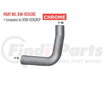 KW-10742RC by GRAND ROCK - K/W OEM EXHAUST PART CHROME