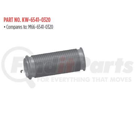 KW-6541-0320 by GRAND ROCK - REPL: M66-6541-0320 EMISSION HOSE