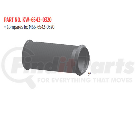 KW-6542-0320 by GRAND ROCK - REPL: M66-6542-0320, 5" EMISSION PART