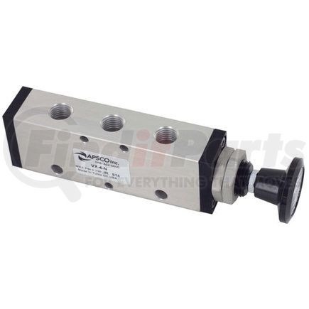 VX-4-N by APSCO - Air Control Valve - 4-Way Push-Pull, 3-Position, with Neutral Center
