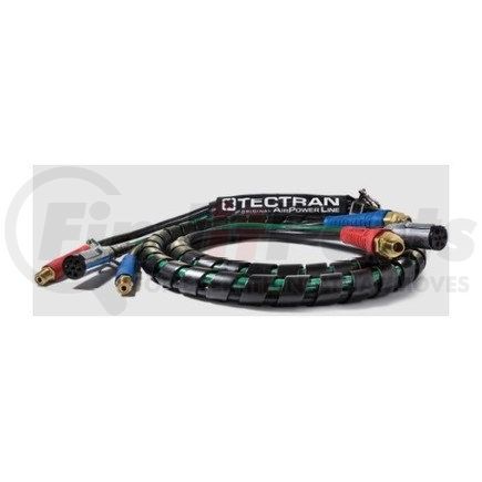 44032 by TECTRAN - Air Brake Hose and Power Cable Assembly - 12 ft.