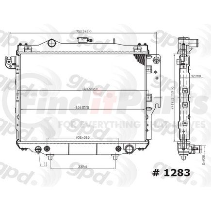 1283C by GLOBAL PARTS DISTRIBUTORS