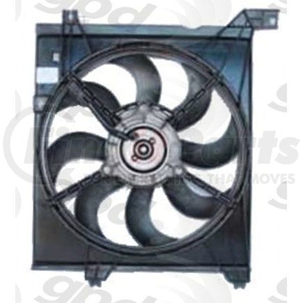 Global Parts Distributors 2811319 Engine Cooling Fan Assembly gpd Electric Cooling Fan 2811319