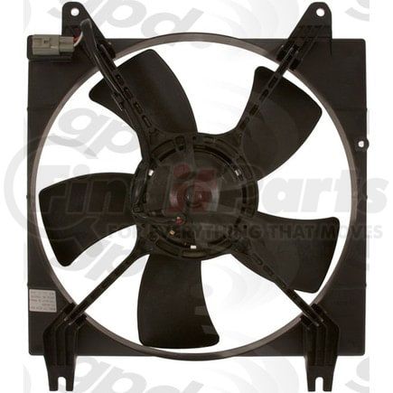 Global Parts Distributors 2811329 Engine Cooling Fan Assembly gpd Electric Cooling Fan 2811329