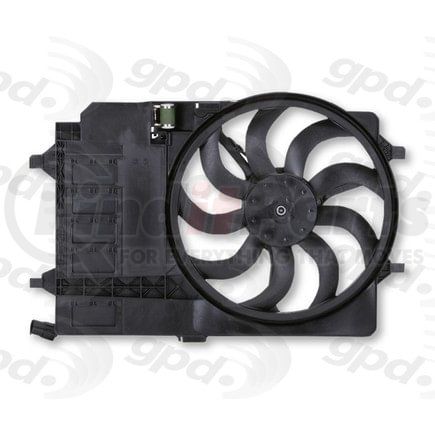 2811648 by GLOBAL PARTS DISTRIBUTORS - gpd Electric Cooling Fan 2811648
