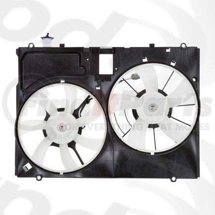 Global Parts Distributors 2811666 Engine Cooling Fan Assembly gpd Electric Cooling Fan 2811666