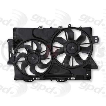 Global Parts Distributors 2811731 Engine Cooling Fan Assembly gpd Electric Cooling Fan 2811731