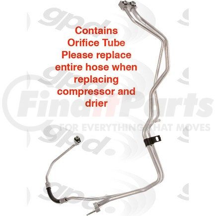 4812436 by GLOBAL PARTS DISTRIBUTORS - gpd Hose Liquid Line 4812436