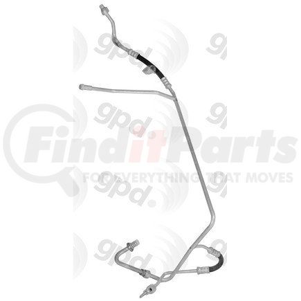 4812046 by GLOBAL PARTS DISTRIBUTORS - A/C Refrigerant Liquid Hose Global 4812046 fits 99-02 Ford Windstar 3.8L-V6