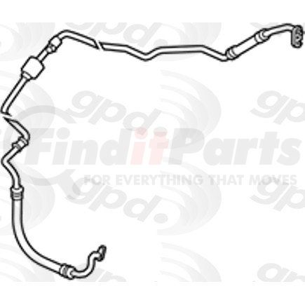 4812013 by GLOBAL PARTS DISTRIBUTORS - gpd Hose Suction Line 4812013