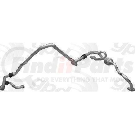 4812018 by GLOBAL PARTS DISTRIBUTORS - A/C Refrigerant Suction Hose Global 4812018 fits 07-11 Hyundai Veracruz 3.8L-V6